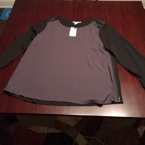 Brand new color block blouse